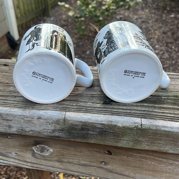 Vintage Staffordshire Potteries mug set - Picture 7 of 7